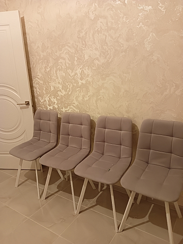 Стул на металлокаркасе Чилли зеленый / белый каркас фото покупателя 422