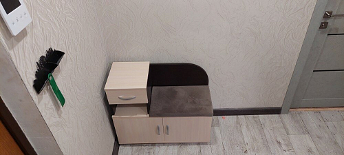 Обувница Аврора дуб млечный / венге фото покупателя 135