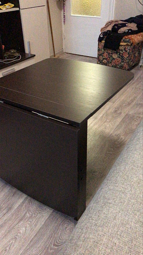 Стол-книжка СтК6 венге / дуб молочный высота 54 см фото покупателя 135