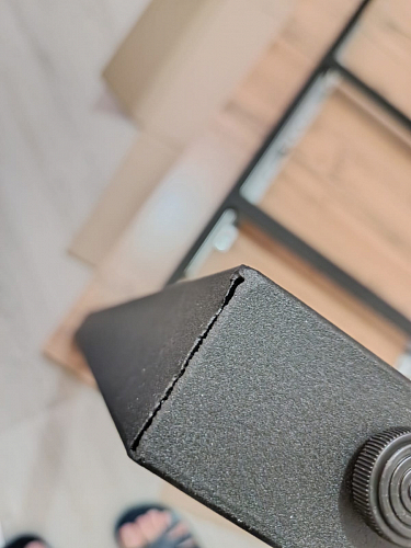 Деревянный стол Лота Лофт 140х80 дуб крафт табачный / черный матовый фото покупателя 176