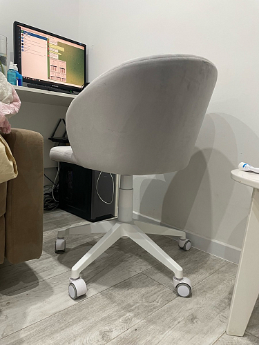 Компьютерное кресло Пард confetti silver серый / черный фото покупателя 214