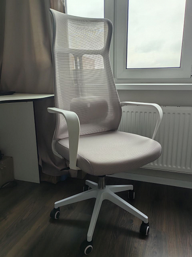 Компьютерное кресло Tilda light gray / white фото покупателя 14