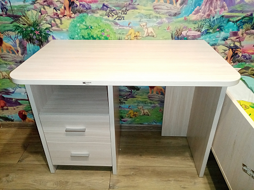 Письменный стол Беланта-Прям130Р ВК венге / карамель фото покупателя 2