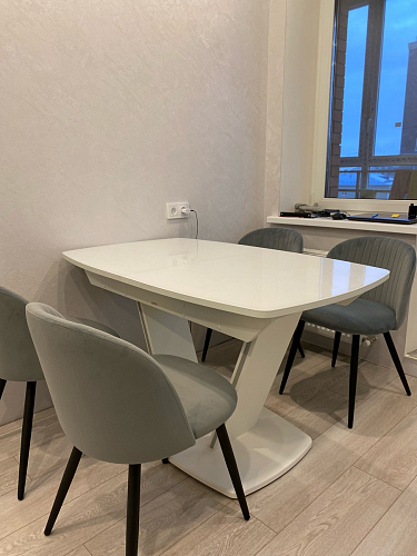 Стул на металлокаркасе Gabi 1 light purple / black фото покупателя 460