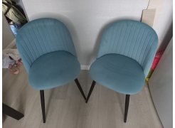 Стул на металлокаркасе Gabi 1 light purple / black фото покупателя 401