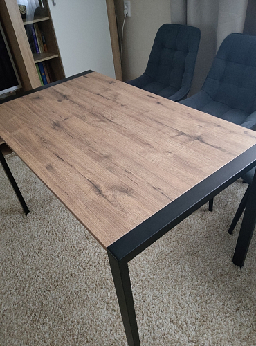 Стол Центавр бетон / графит фото покупателя 50