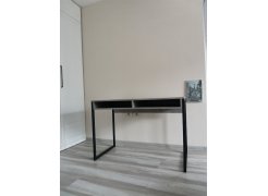 Письменный стол Леон Лофт дуб делано темный / черный матовый фото покупателя 66