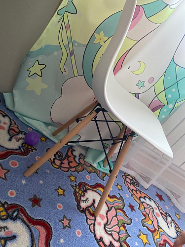 Пластиковый стул Eames PC-015 желтый фото покупателя 83