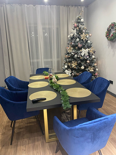 Стул на металлокаркасе Slam dark beige фото покупателя 3