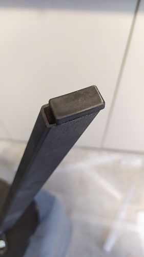 Стул на металлокаркасе Чилли К светло-серый велюр / черный каркас фото покупателя 1102