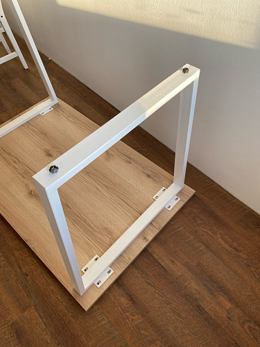 Стол Лота Лофт 120 25 мм сабия / белый матовый фото покупателя 913