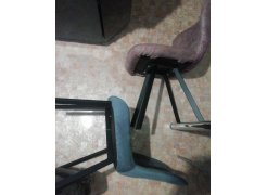 Стул на металлокаркасе Челси белый / латте фото покупателя 181