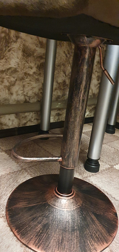 Барный стул Paskal beige / chrome фото покупателя 5