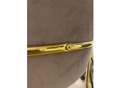 Стул на металлокаркасе Kamelia зеленый / золото фото покупателя 37