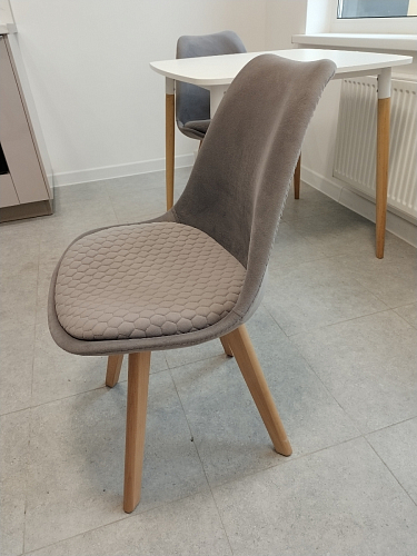 Деревянный стул Bonuss light gray / wood фото покупателя 124