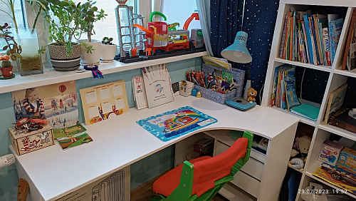 Стол письменный СПм-25 левый венге фото покупателя 8