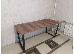 Деревянный стол Лота Лофт 120(160)х75 черный матовый / бетон светлый фото покупателя 708