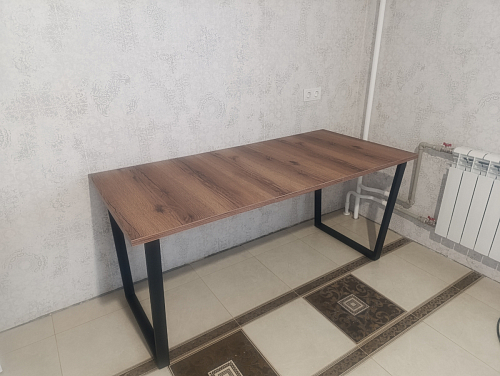 Стол раскладной Лота Лофт 120 25 мм юта / черный матовый фото покупателя 708