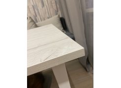 Деревянный стол Лота Лофт 120(160)х75 черный матовый / бетон светлый фото покупателя 672