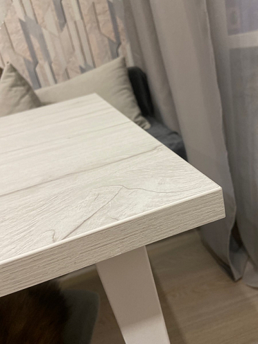 Стол раскладной Лота Лофт 120 25 мм юта / черный матовый фото покупателя 672