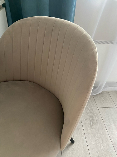 Стул на металлокаркасе Gabi 1 light purple / black фото покупателя 487