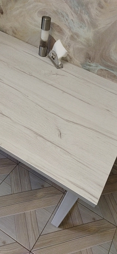 Стол раскладной Лота Лофт 120 25 мм юта / черный матовый фото покупателя 664