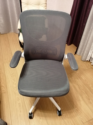 Компьютерное кресло Konfi gray / blue / white фото покупателя 38