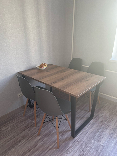 Стол раскладной Лота Лофт 120 25 мм юта / черный матовый фото покупателя 88