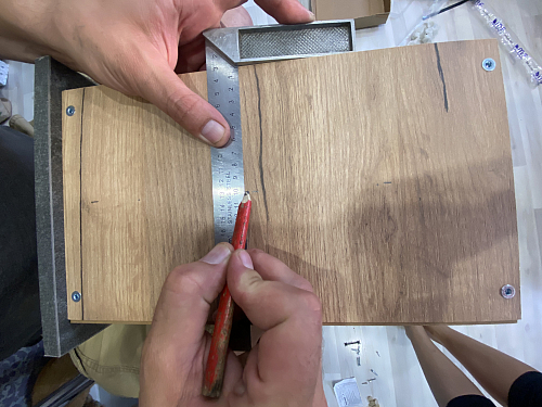 Комод Эго К-3 на подиуме дуб крафт золотой / камень темный фото покупателя 3