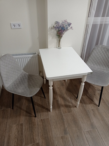 Стул на металлокаркасе Capri голубой фото покупателя 15