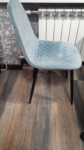 Стул на металлокаркасе Capri dark beige / white фото покупателя 90