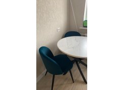 Стул на металлокаркасе Gabi blue / black фото покупателя 333