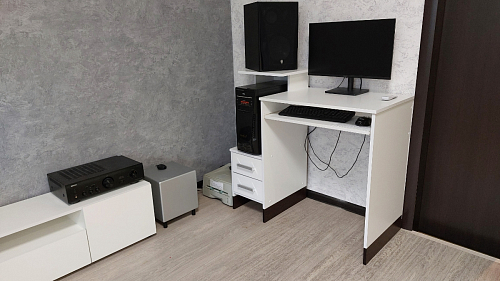 Компьютерный стол Джаз-24 левый дуб сонома фото покупателя 110