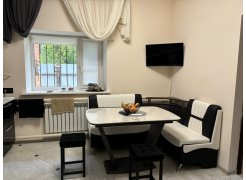 Кухонный диван угловой Сидней левый микровельвет желтый / коричневый фото покупателя 1
