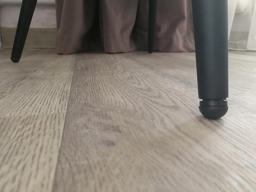 Стул на металлокаркасе Gabi 1 line light blue / black фото покупателя 234