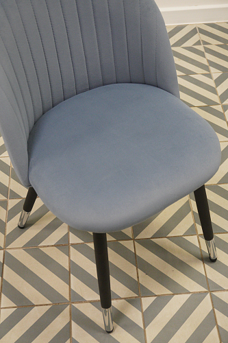 Стул на металлокаркасе Gabi latte / gold / black из шоурума 9