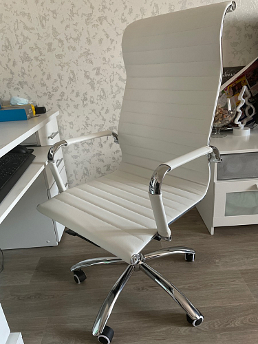 Компьютерное кресло Rota белое фото покупателя 16