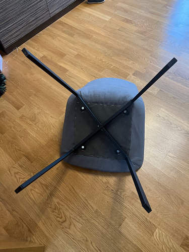 Стул на металлокаркасе Челси К крутящийся бирюзовый / черный фото покупателя 22