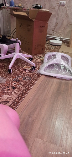 Компьютерное кресло Konfi pink / white фото покупателя 166