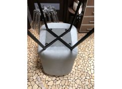 Стул на металлокаркасе Седа К крутящийся светло-серый  / белый фото покупателя 222