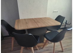 Стул Bonuss blue / wooden legs фото покупателя 3