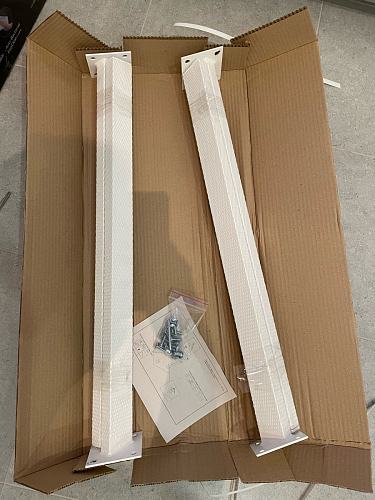 Стол Тринити Лофт 120 32 мм бетон / черный матовый фото покупателя 157