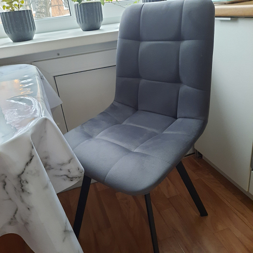 Стул на металлокаркасе Чилли зеленый / черный фото покупателя 1042