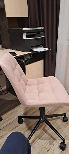 Компьютерное кресло Честер синий (velutto 46 ) / белый фото покупателя 17