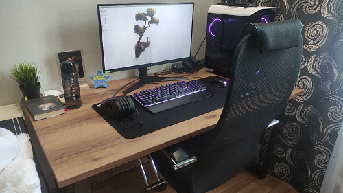 Деревянный стол Лота Лофт 120х75 белый матовый / дуб крафт золотой фото покупателя 197