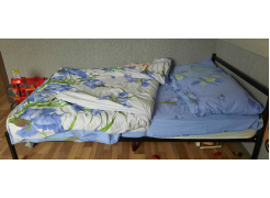 Односпальная кровать Фади 80х200 черная фото покупателя 152