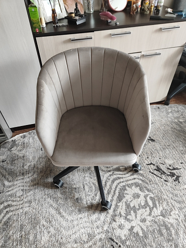 Компьютерное кресло Тибо сиреневый фото покупателя 22