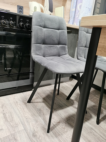 Стул на металлокаркасе Чилли бирюзовый / черный фото покупателя 1014