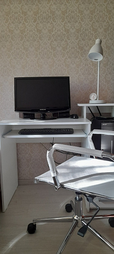 Компьютерный стол Джаз-24 левый дуб сонома фото покупателя 92