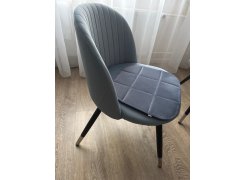 Стул на металлокаркасе Gabi 1 gray / black фото покупателя 568